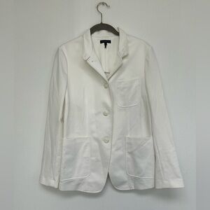 rag & bone White Three-Button Blazer